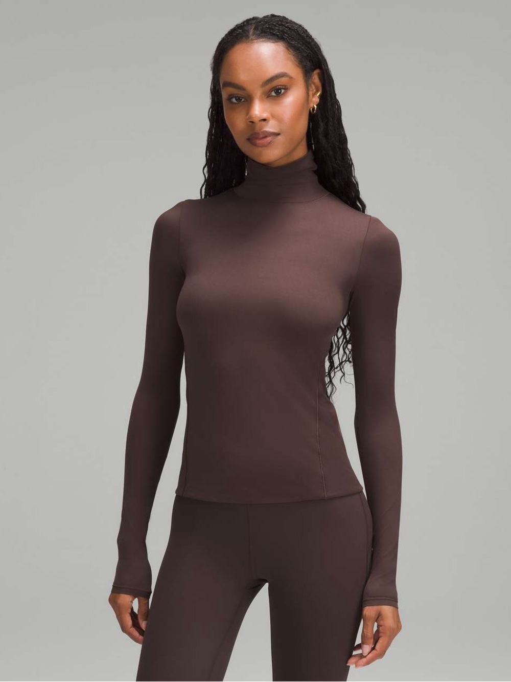 Lululemon Wundermost Ultra-Soft Nulu Long-Sleeve Turtleneck
Espresso